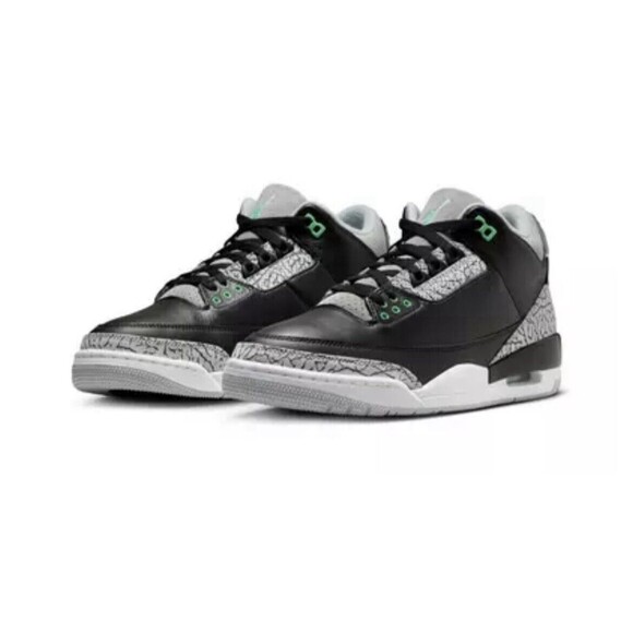 Nike Air Jordan 3 Retro Green Glow NIB Size 10 main image 6